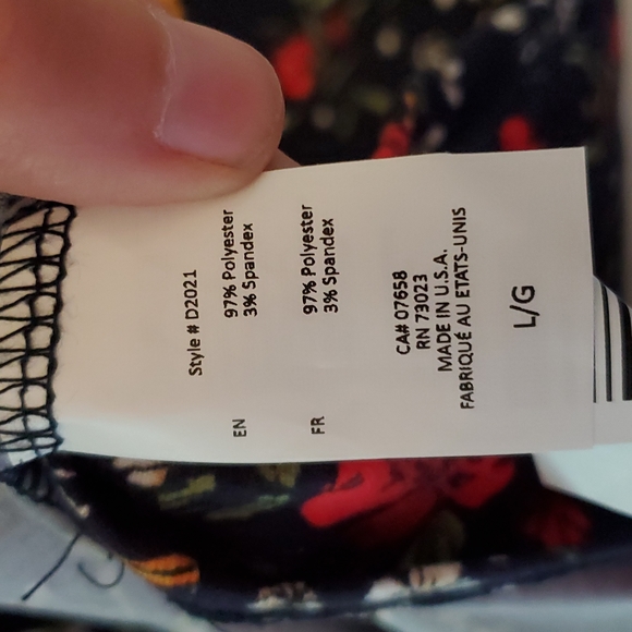 Navy blue summer dress with flower patterns - Picture 5 of 7